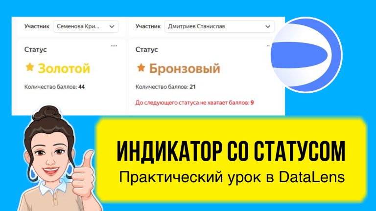 Индикатор со статусом