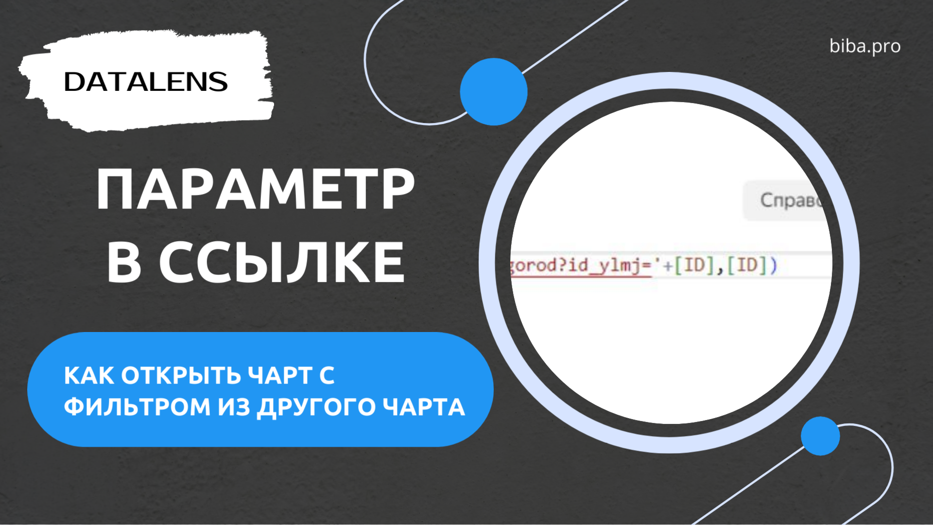КОНСПЕКТ. Как в DataLens сделать открытие чарта по конкретному значению из другого чарта. Параметр в ссылке.